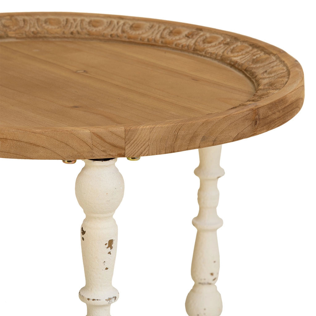 Tavolino in legno marrone 51x51x61h