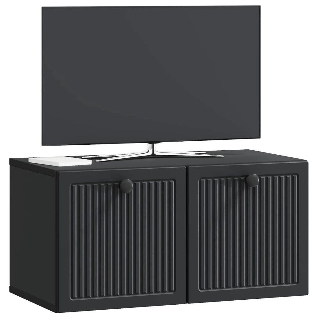 Mobile Porta TV da Muro Nero 59,5 x 31 x 30 cm 898026