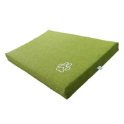 Materassino sfoderabile per animali verde lunghezza 105 cm