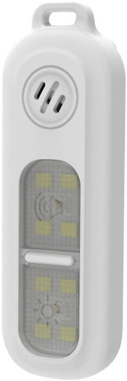 Alarme personale caricabile per donne - 130dB sirena acustica - Con luce stroboscopica SOS - Avviso per batteria bassa - Facile da trasportare - Alarme personale per donne, bambini e anziani - 7,8x2,5cm - Bianco - 7.8*2.5cm