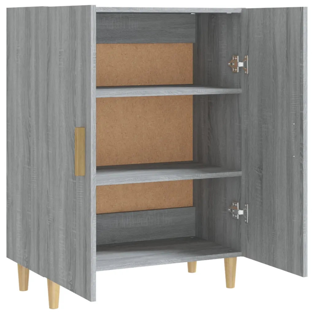 Credenza-Buffet-Armadio da cucina Grigio Sonoma 70x34x90 cm in Legno Multistrato 639684