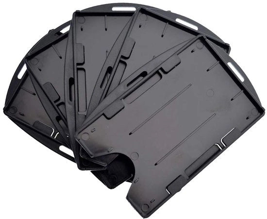 Set di 5 tenere ID in plastica rigida – Ospita ID per keycord – Utilizzabile orizzontalmente e verticalmente – Doppio lato, adatto per 2 carte d'identità