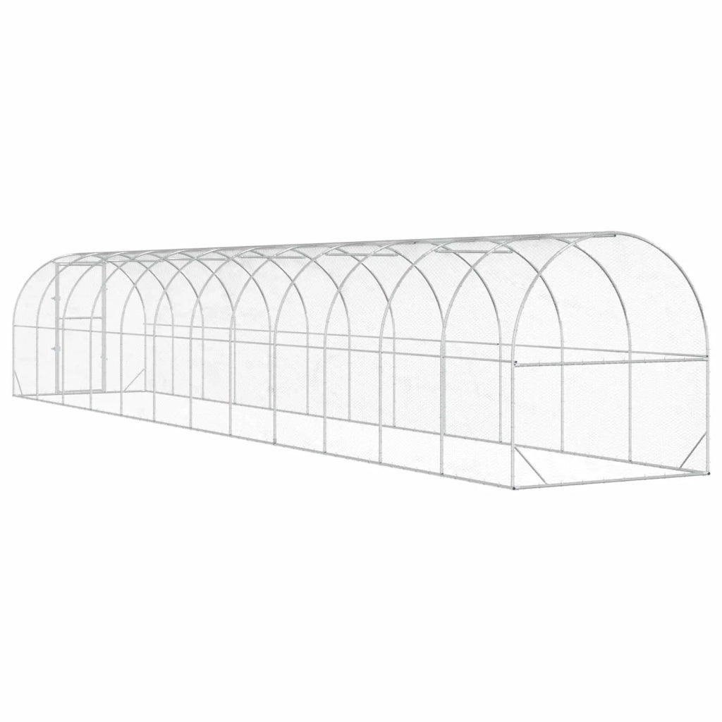 Pollaio Argento 1200 x 200 x 200 cm Acciaio zincato 3434680