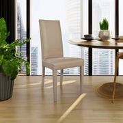 Sedia Nancy tortora standard set 2 pezzi
