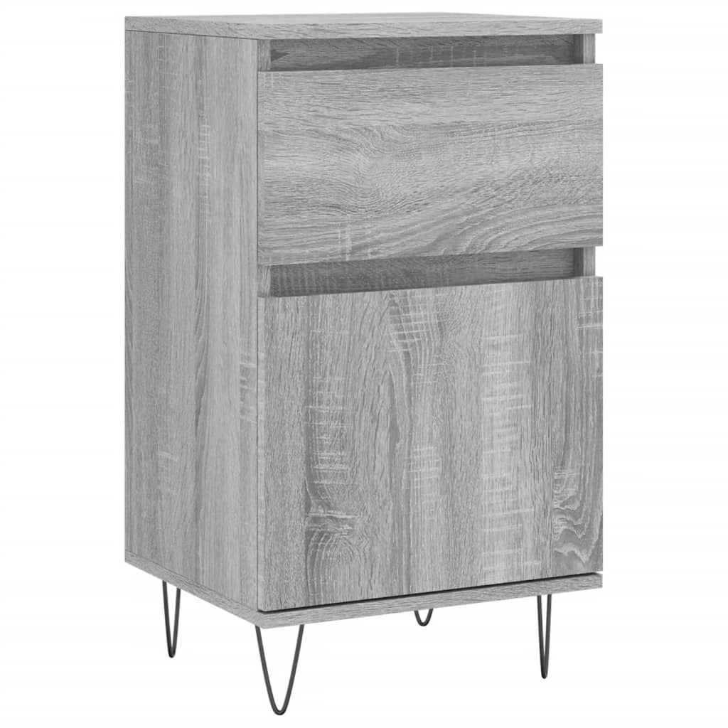 Buffet credenza cassettiera armadio mobile contenitore organizer cucina soggiorno Sonoma 40 x 35 x 70 cm legno ingegnerizzato grigio 02_0036356