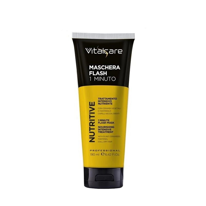 VITALCARE MASCHERA FLASH 1 MINUTO ACTION KERATIN 190ML TRATTAMENTO NUTRIENTE