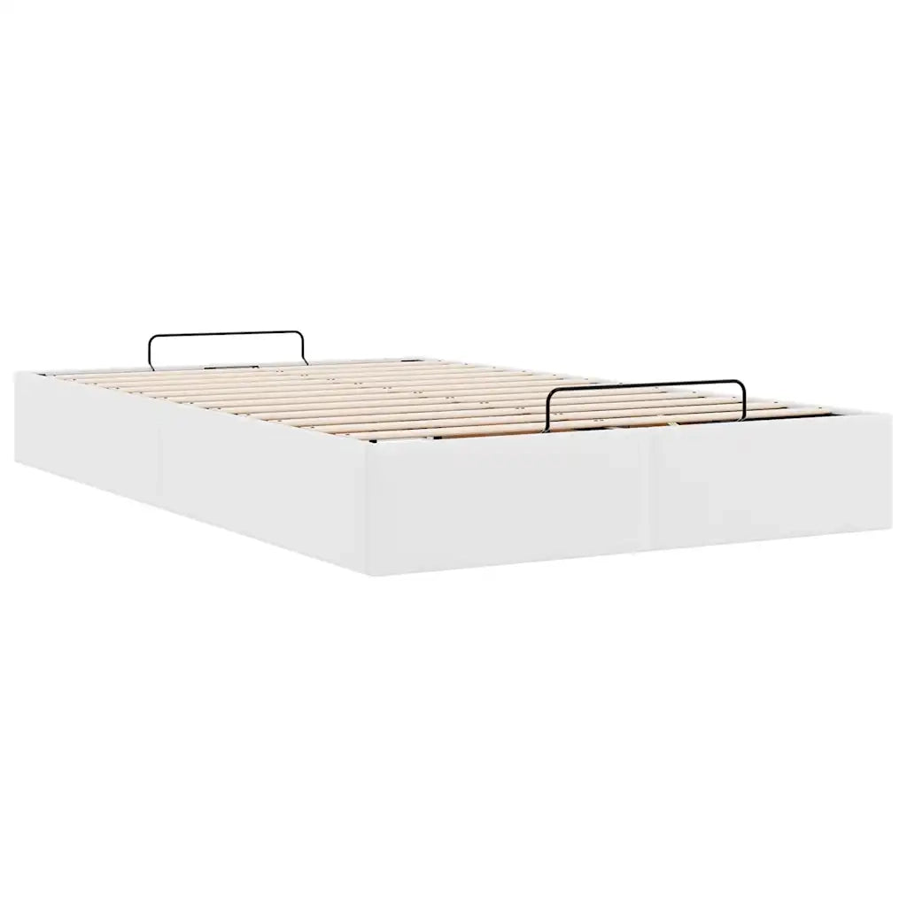 Struttura Letto Pouf senza Materasso 120x190 cm Similpelle 3310790