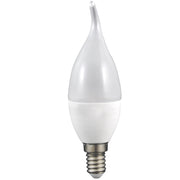 Lampadina LED fiamma E14 6,3W 560lm 3000K opale Polux