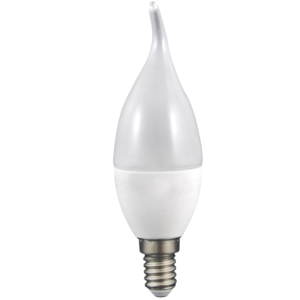 Lampadina LED fiamma E14 6,3W 560lm 3000K opale Polux