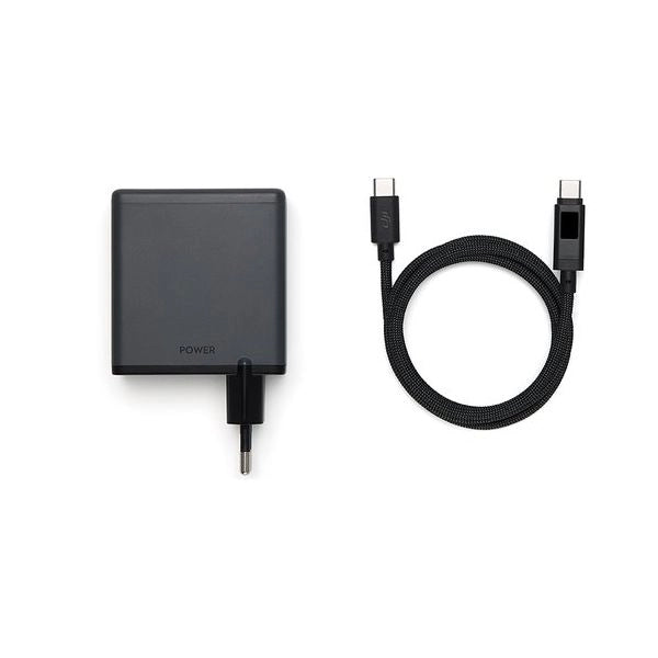 Caricabatterie dji djp140 power 140w gan charging combo black