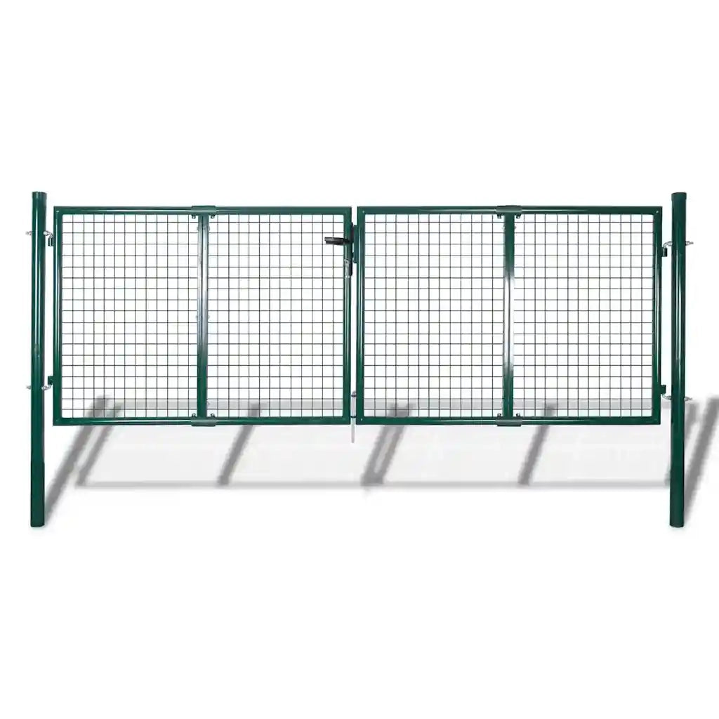 Cancello in Acciaio 306x150 cm Verde  cod mxl 51110
