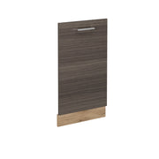Pannello frontale della lavastoviglie R-Line Grigio nobile/Rovere dorato 45 cm senza piano di lavoro Vicco