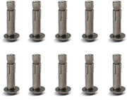 Bout M6*50 - 10 pezzi - Acciaio inossidabile - Bouton di serraggio - Resistente alla corrosione - Duraturo - Richiede foratura - Viti