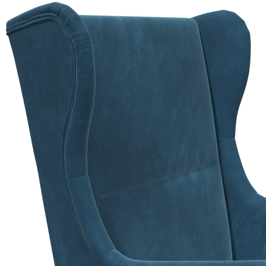 Poltrona | Sedia Relax Blu Velluto