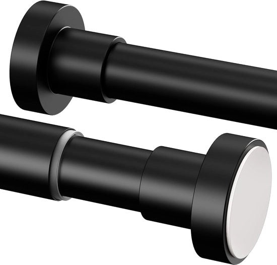 Maniglia per doccia regolabile - Telescopio - 1 pezzo - Nero