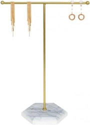 Standard per gioielli in metallo con barra T per catenina per collana e orecchini