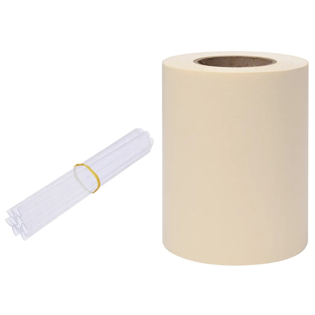 Recinzione Frangivento da Giardino PVC 35x0,19 m Crema 147855