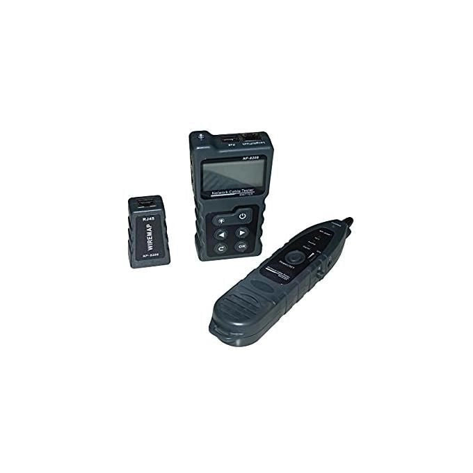 Link LKMS15 Tester per Cavi di Rete e POE con Display Digitale Sonda Sottotraccia Cat 5e 6 6a UTP STP Misura fino a 200 mt