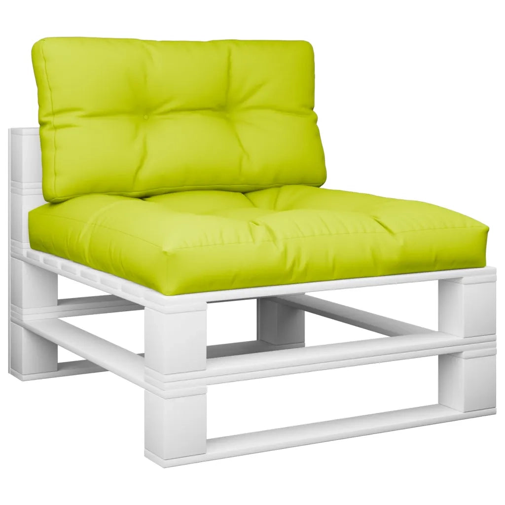 Cuscini per Divani in Pallet 2 pz Verde Intenso in Tessuto 360700