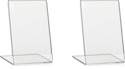 Display DIN A6 reclamaretraibile/L-standaard/L-standaard in formato verticale/tafeldisplay in Plexiglass originale (imballo da 2)
