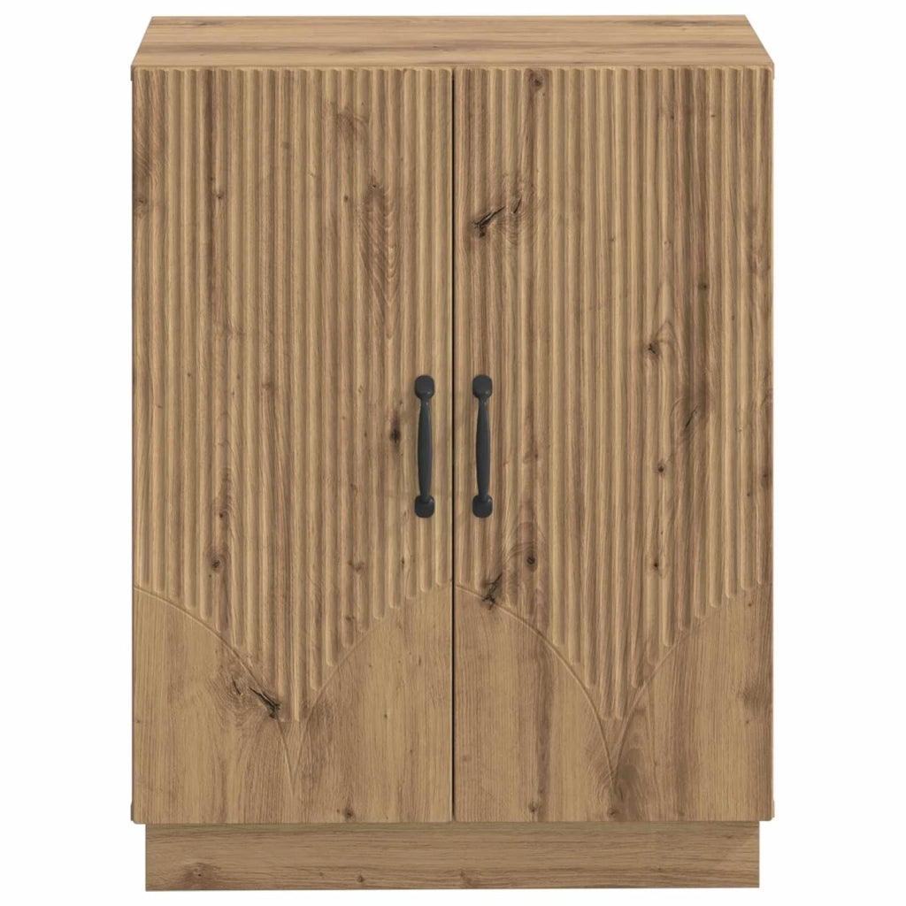 Mobiletto da Bagno HOORN Rovere Artigianale 59,5 x 31 x 77 cm 897284