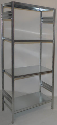 SCAFFALATURA in metallo per magazzino Zincata cm. 80x60x200h
