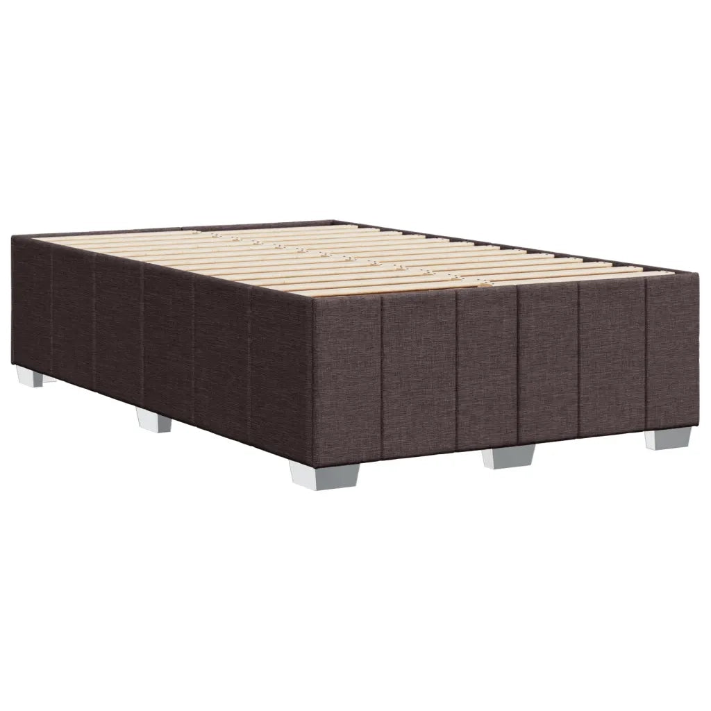 Giroletto senza Materasso Marrone Scuro 120x200 cm Tessuto 3284828