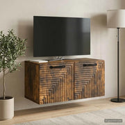 Mobile Porta TV da Muro Rovere Fumo 59,5 x 31 x 30 cm 898710