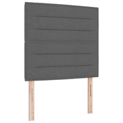 Testiera | Testata Grigio scuro 80 cm Tessuto