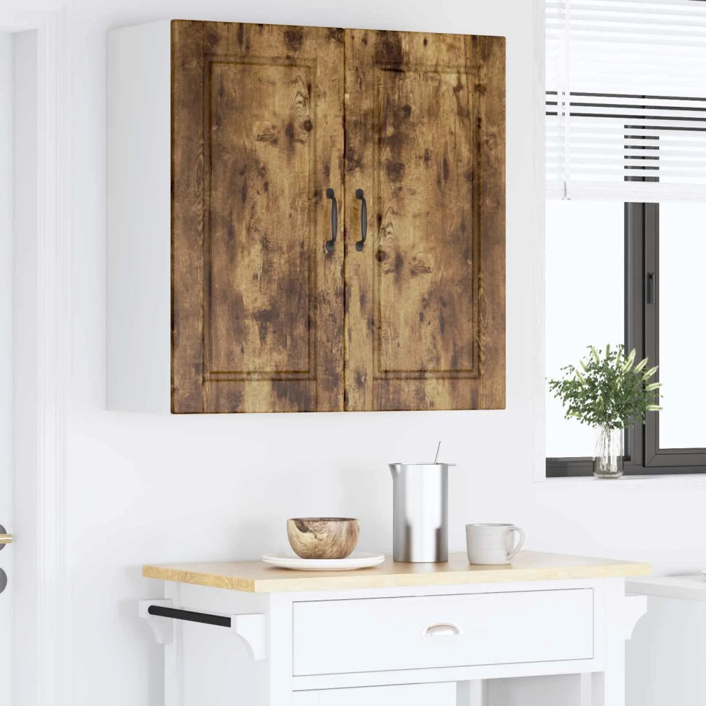 Armadietto a muro PORTO Rovere fumé 80 x 31 x 80 cm