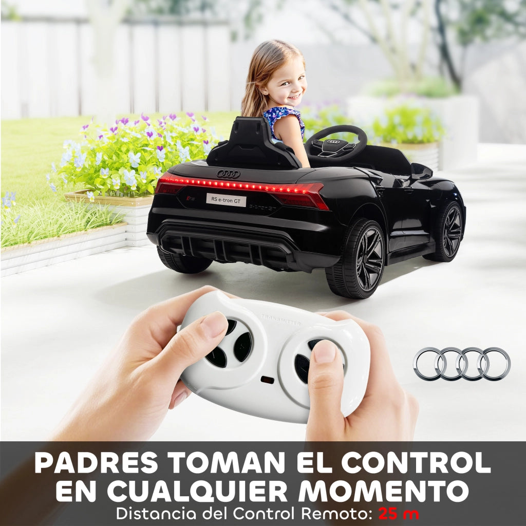 Auto Bambina Elettrica Audi RS e-tron GT ¨C zephmum ¨C 103x58x41 cm Nero