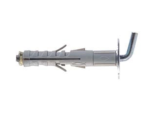 TASSELLO IN NYLON PROLUNGATO CON GANCIO CORTO  SB- - SB 12/L8 ø mm.12x57 gancio mm.12 - 50 pezzi FISCHER