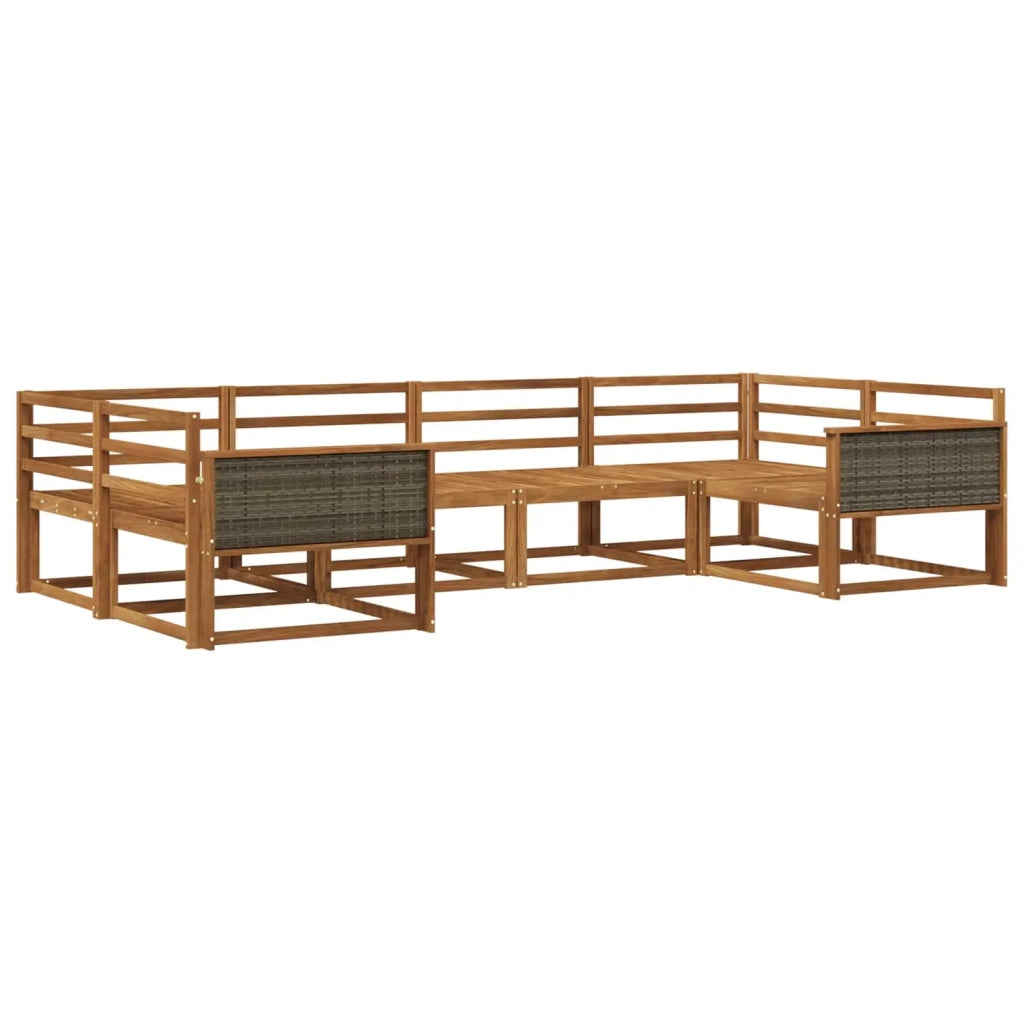Set di divani da esterno 6 pcs Naturale 3382837
