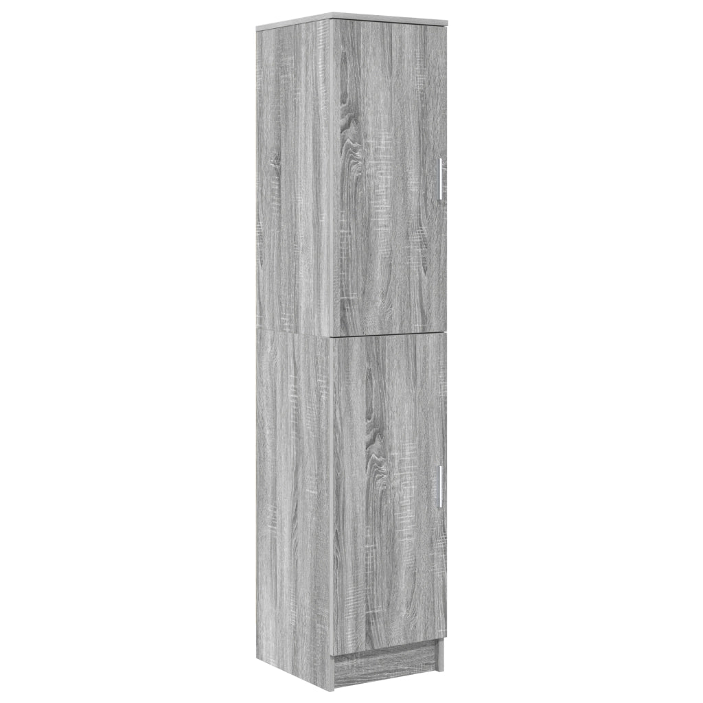 Scrivania con stoccaggio Grigio Sonoma Legno ingegnerizzato