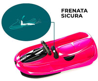 Bob Slittino da Neve 98x56x30 cm 2 Posti Stratos Rosso