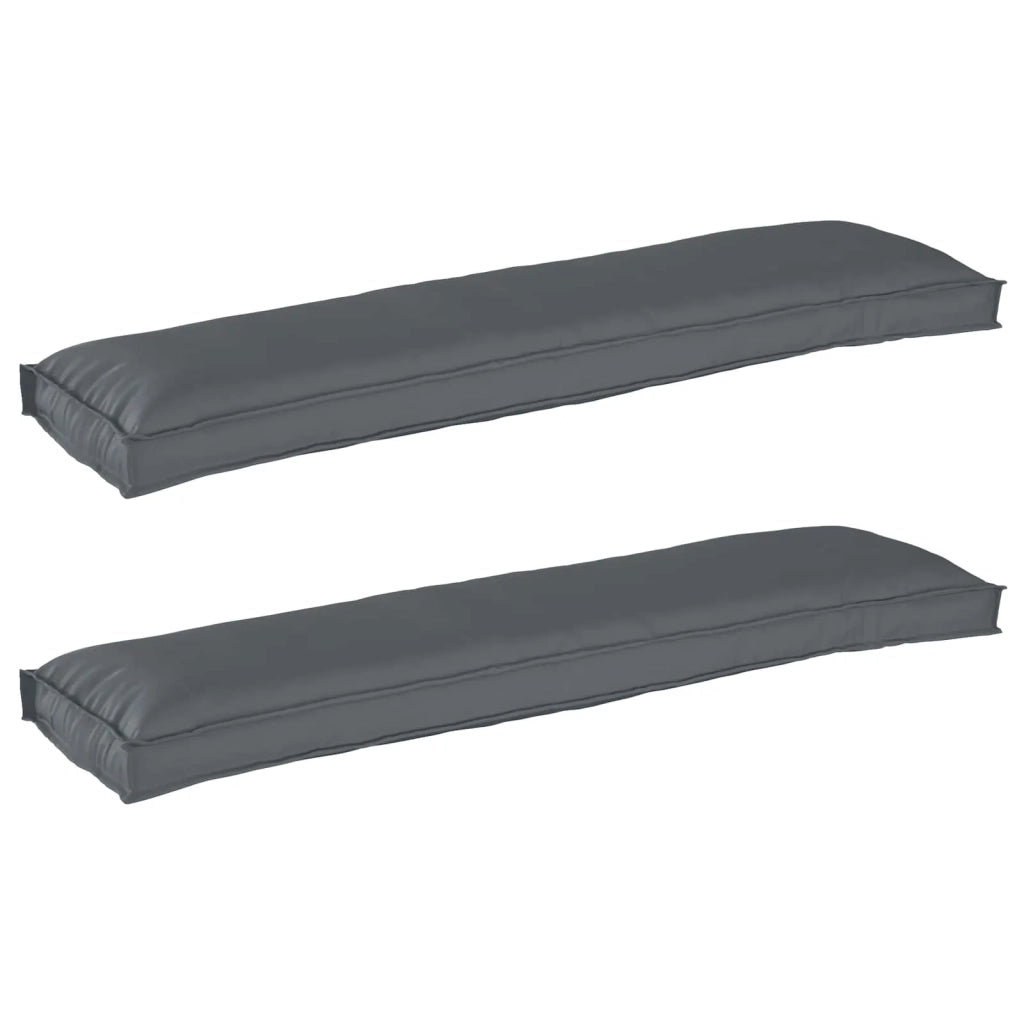 Set di Cuscini per Pallet 2 pcs Antracite 150 x 40 x 8 cm 42001708