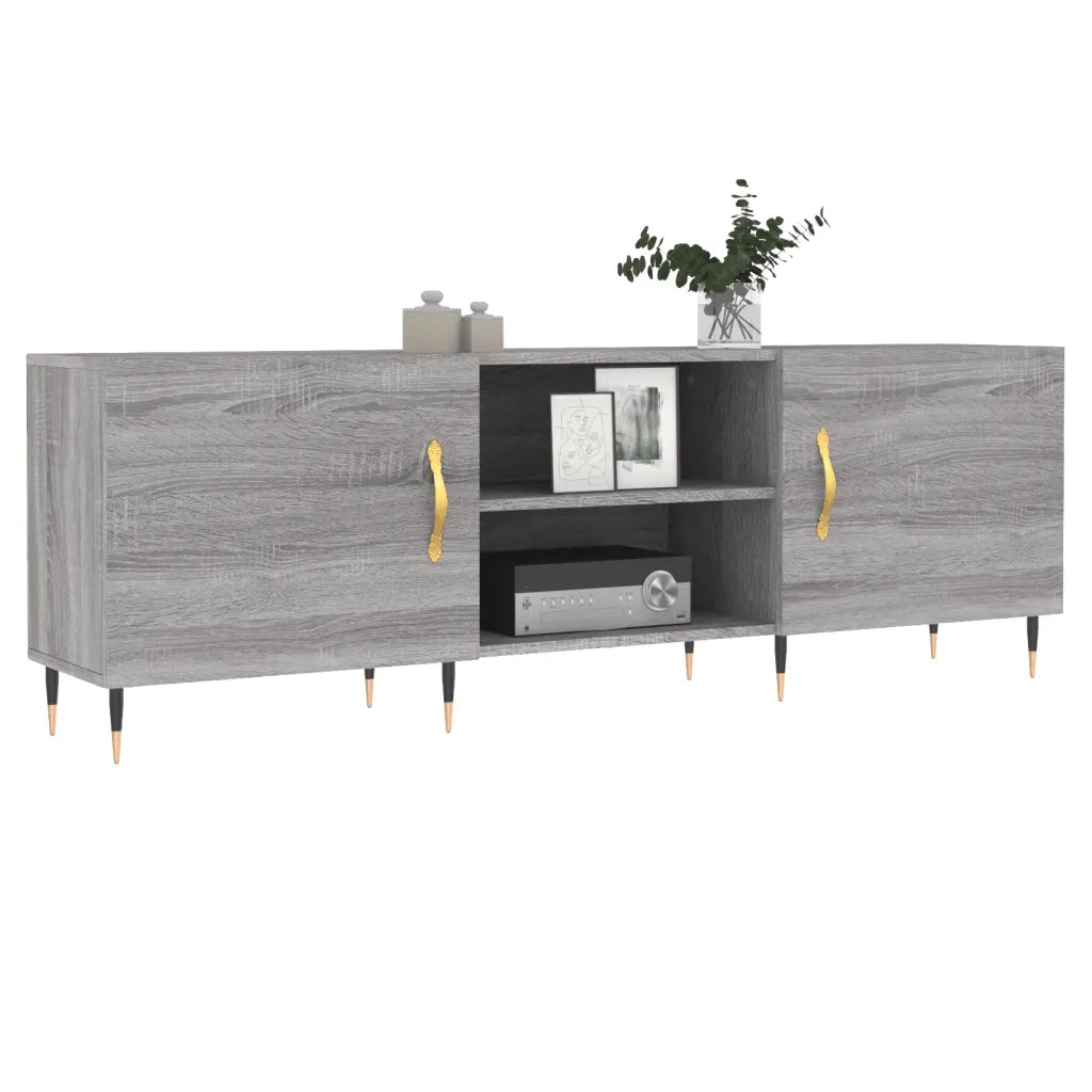 vidaXL Mobile Porta TV Grigio Sonoma 150x30x50 cm in Legno Multistrato