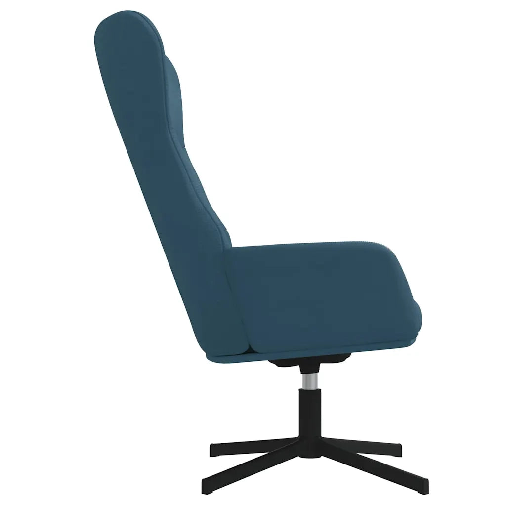 Sedia Relax Blu in Velluto cod mxl 14127