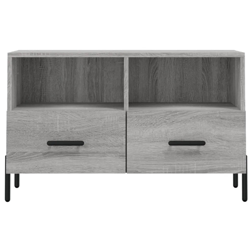 Mobile Porta TV-Mobile per TV-Credenza TV Grigio Sonoma 80x36x50 cm in Legno Multistrato 283130