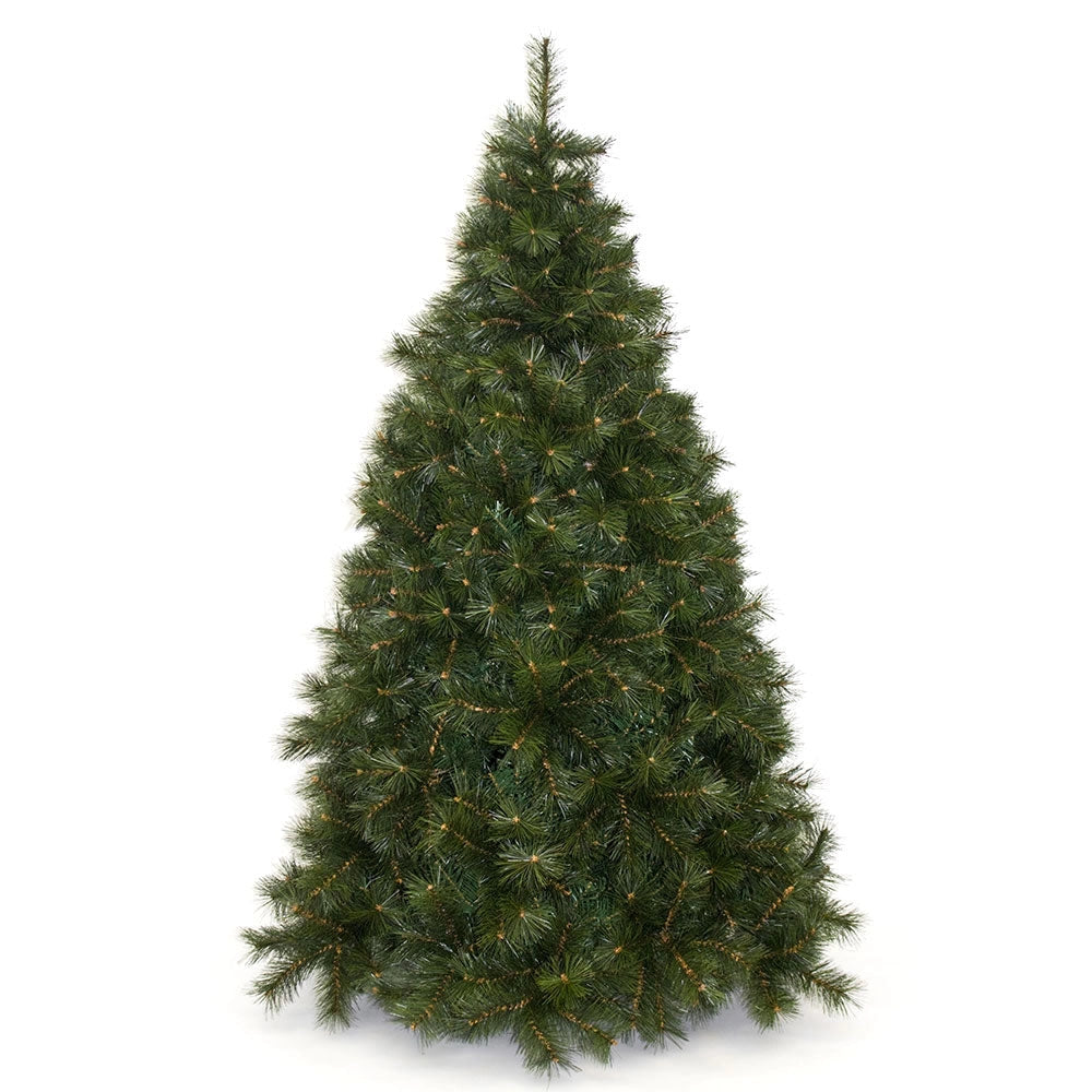 Albero di Natale Artificiale Alaska Verde Ignifugo 734 Rami Altezza 150Cm