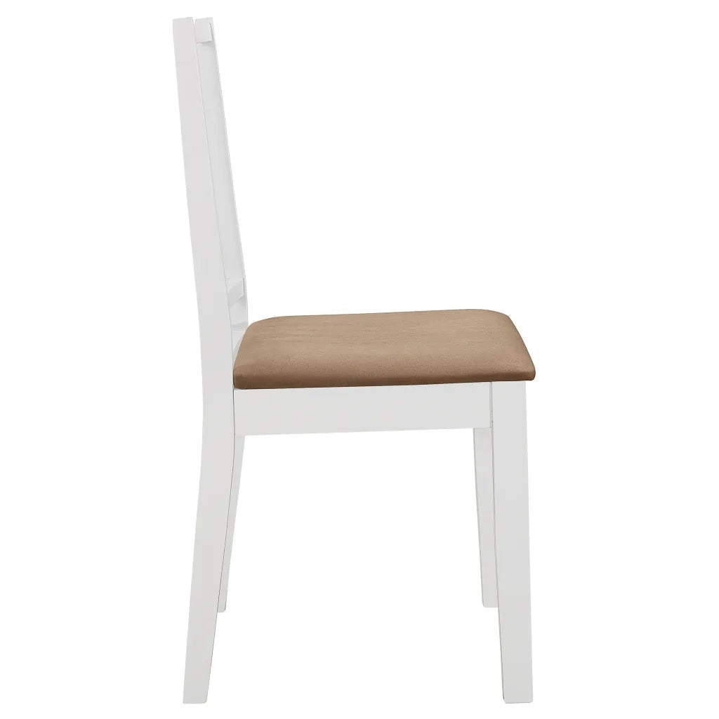 Set per Sala da Pranzo 5 pz in MDF Bianco 276409