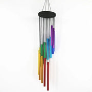 Decorazione per giardino con campana a vento colorata grande lampada da esterno per terrazzo scuro