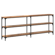 Tavolo Consolle | Tavolo d'Ingresso Legno vecchio 200 x 29 x 75 cm