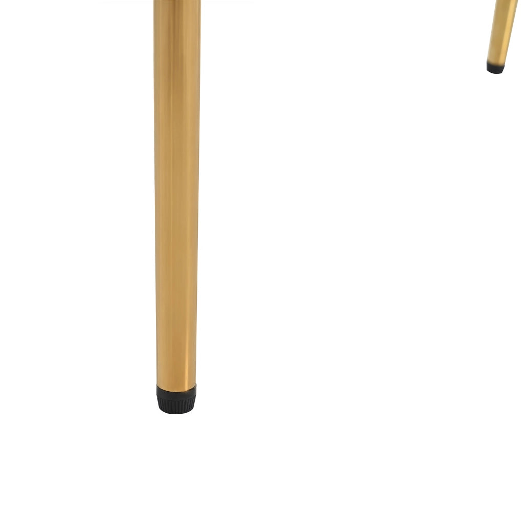 Sedia da Pranzo con Schienale Ergonomico e Piedini Regolabili, in Metallo e Legno, Verde