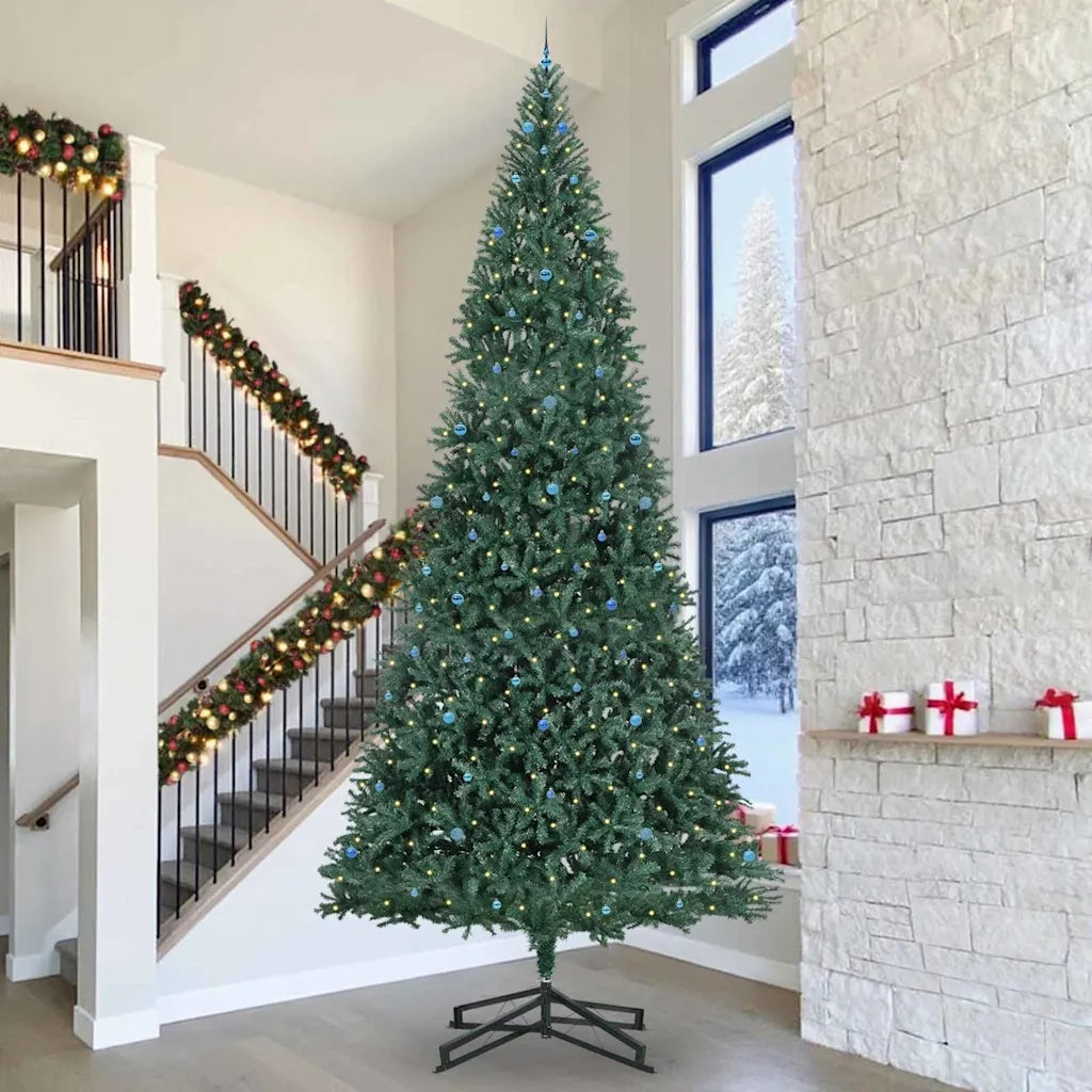 Albero di Natale Artificiale Pre-illuminato con Set di Palline 3394849