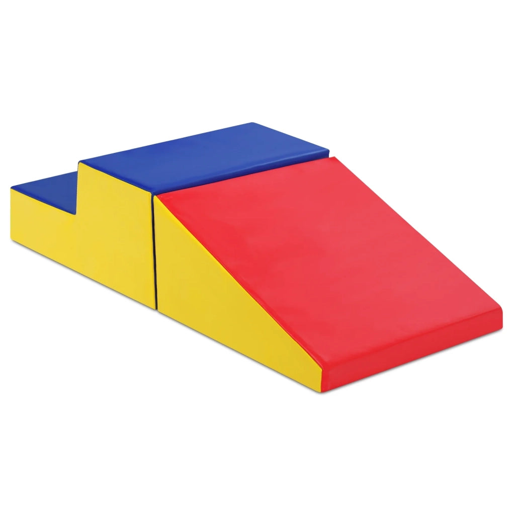 Set di 2 blocchi didattici in schiuma per bambini 50 x 50 x 26 cm moderno PU antiscivolo multicolore 20_0009863