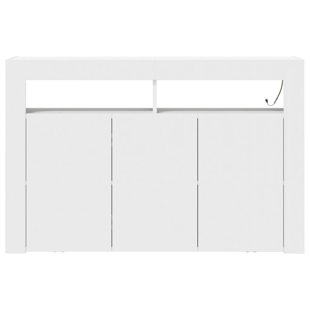 Credenza Bianca Bianca Legno ingegnerizzato 116 x 30 x 75 cm
