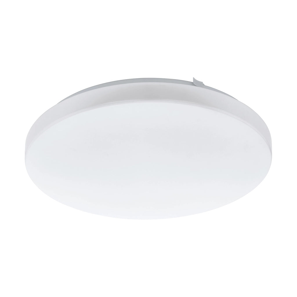 Plafoniera Moderna Frania Acciaio Bianco Led Integrato 14,6W