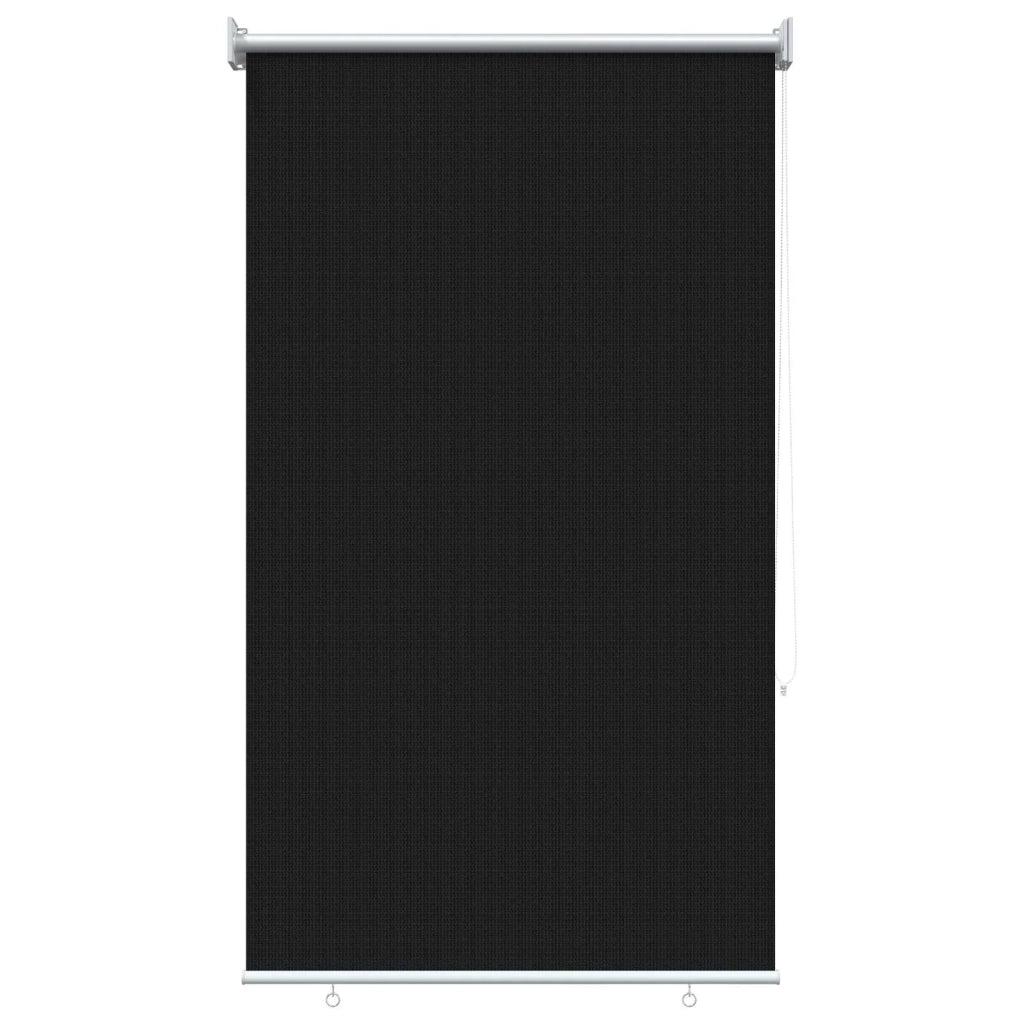 Tenda a Rullo Esterno Blocco UV 90% Nero 80 x 230 cm HDPE 42036078