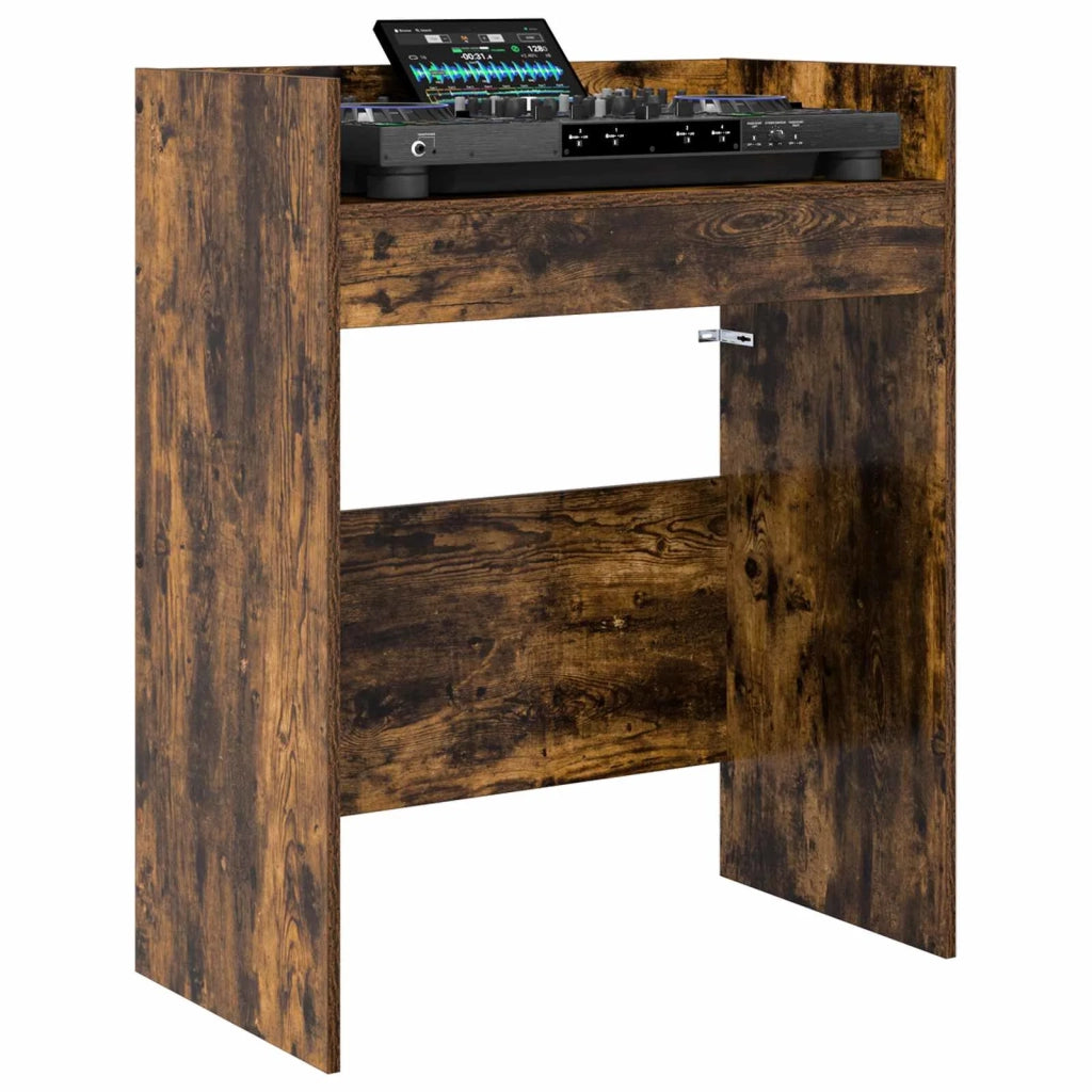 Tavolo DJ Rovere Fumo 82 x 45 x 102 cm Legno ingegnerizzato 8006752
